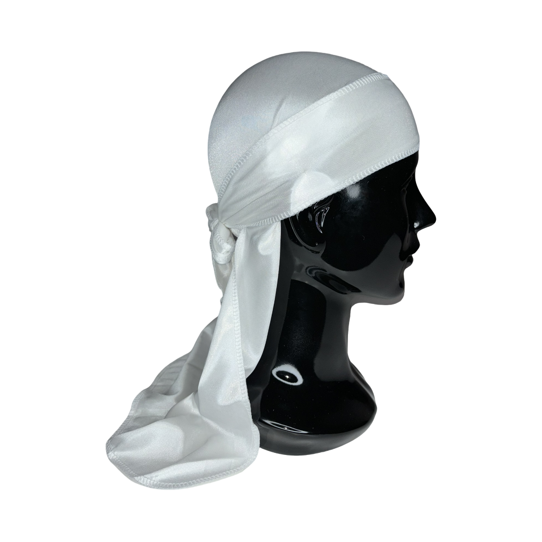 White Silk Durag