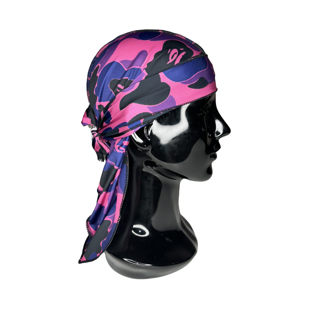 Purple Bape Durag