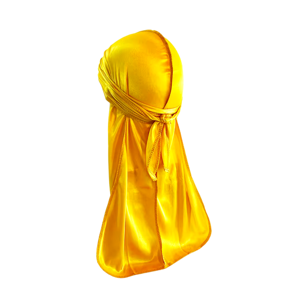 Kids Yellow Silk Durag