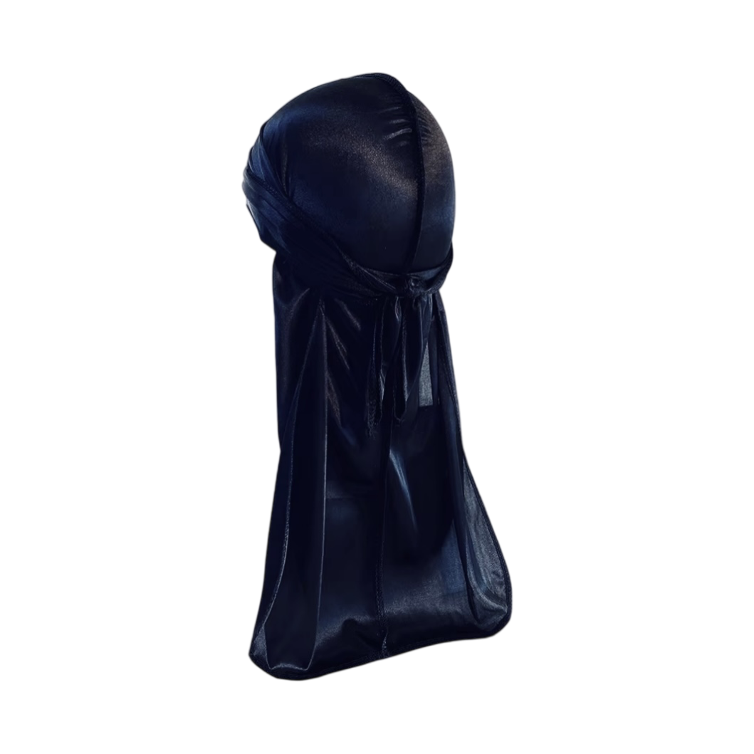 Kids Navy Silk Durag