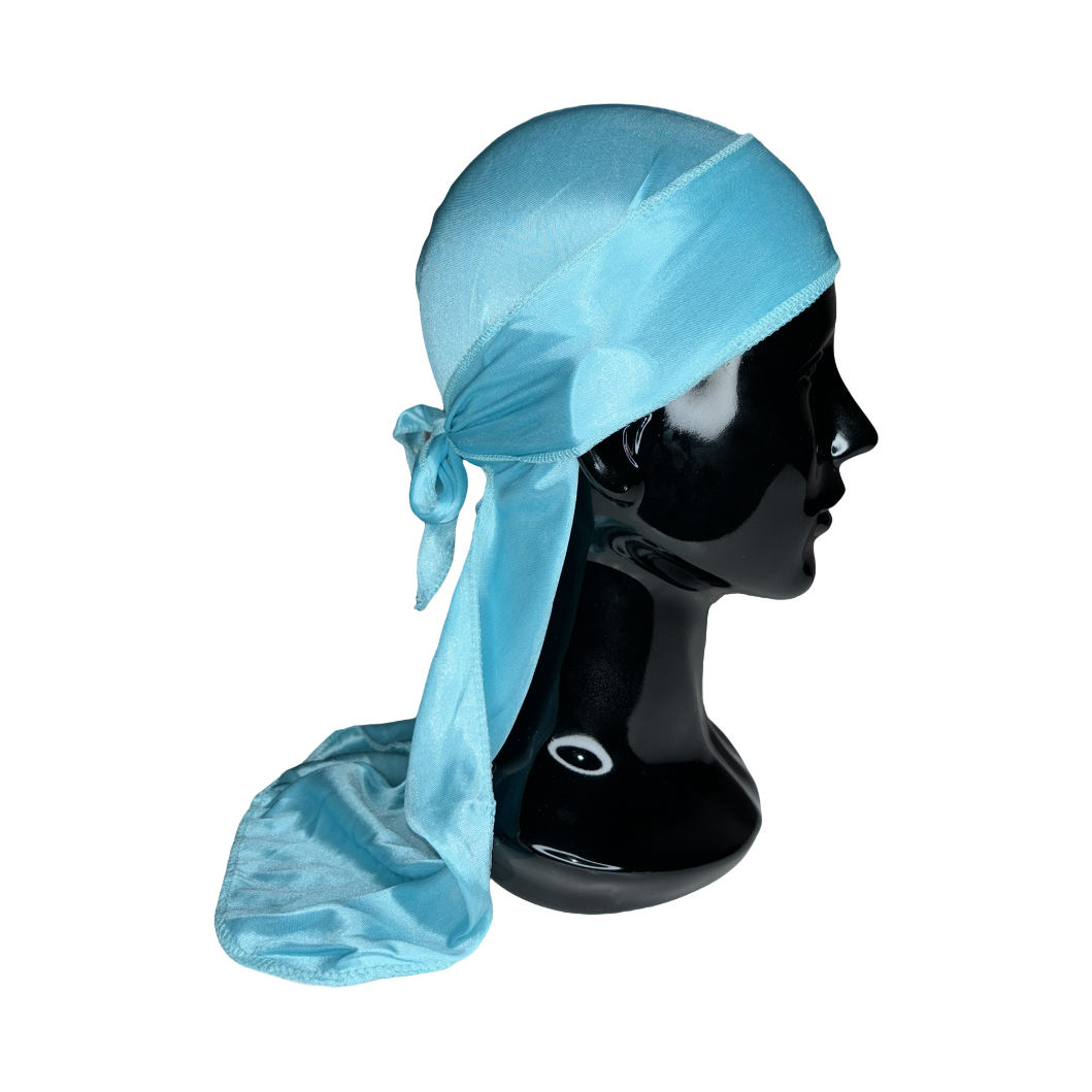 Baby Blue Silk Durag