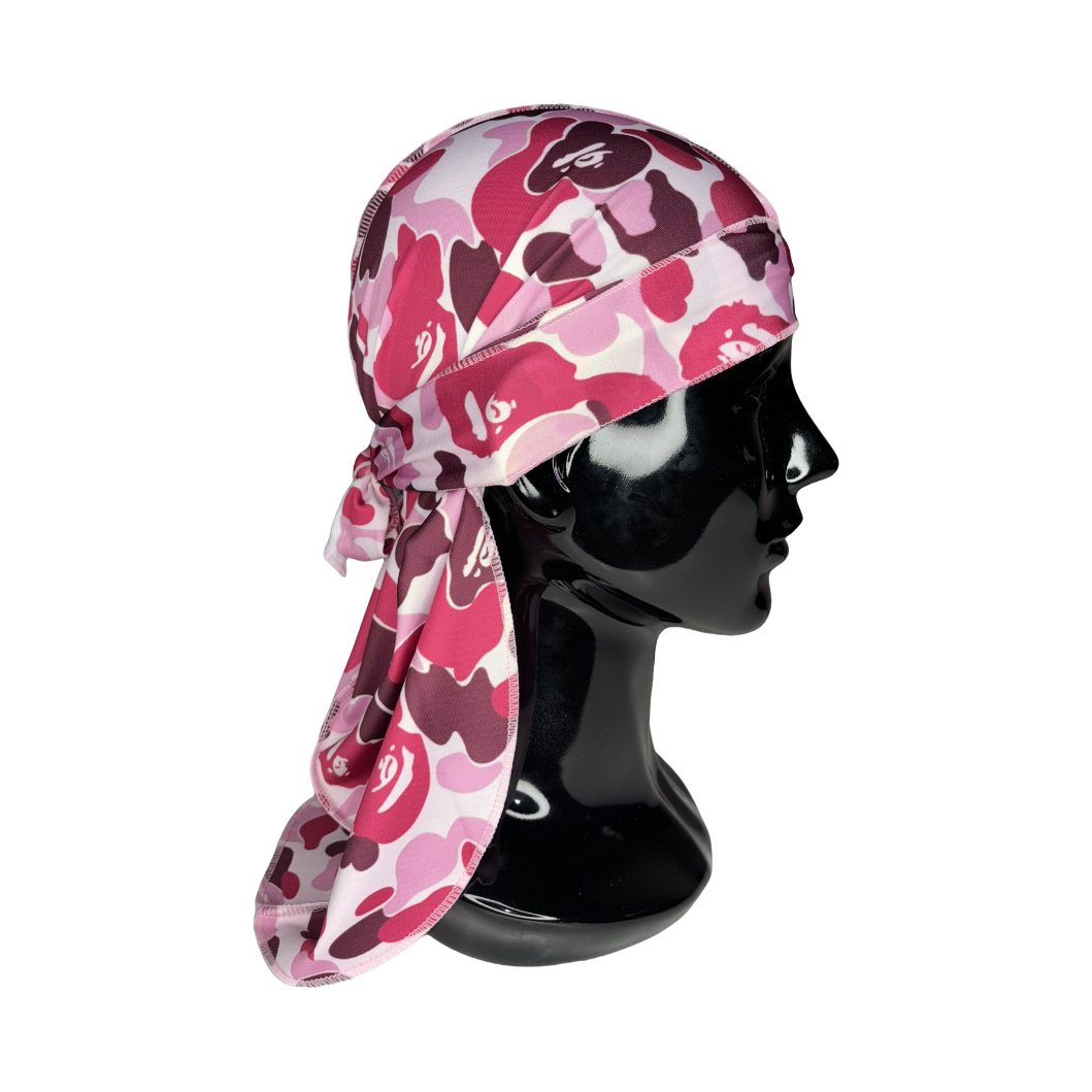 Pink Bape Durag