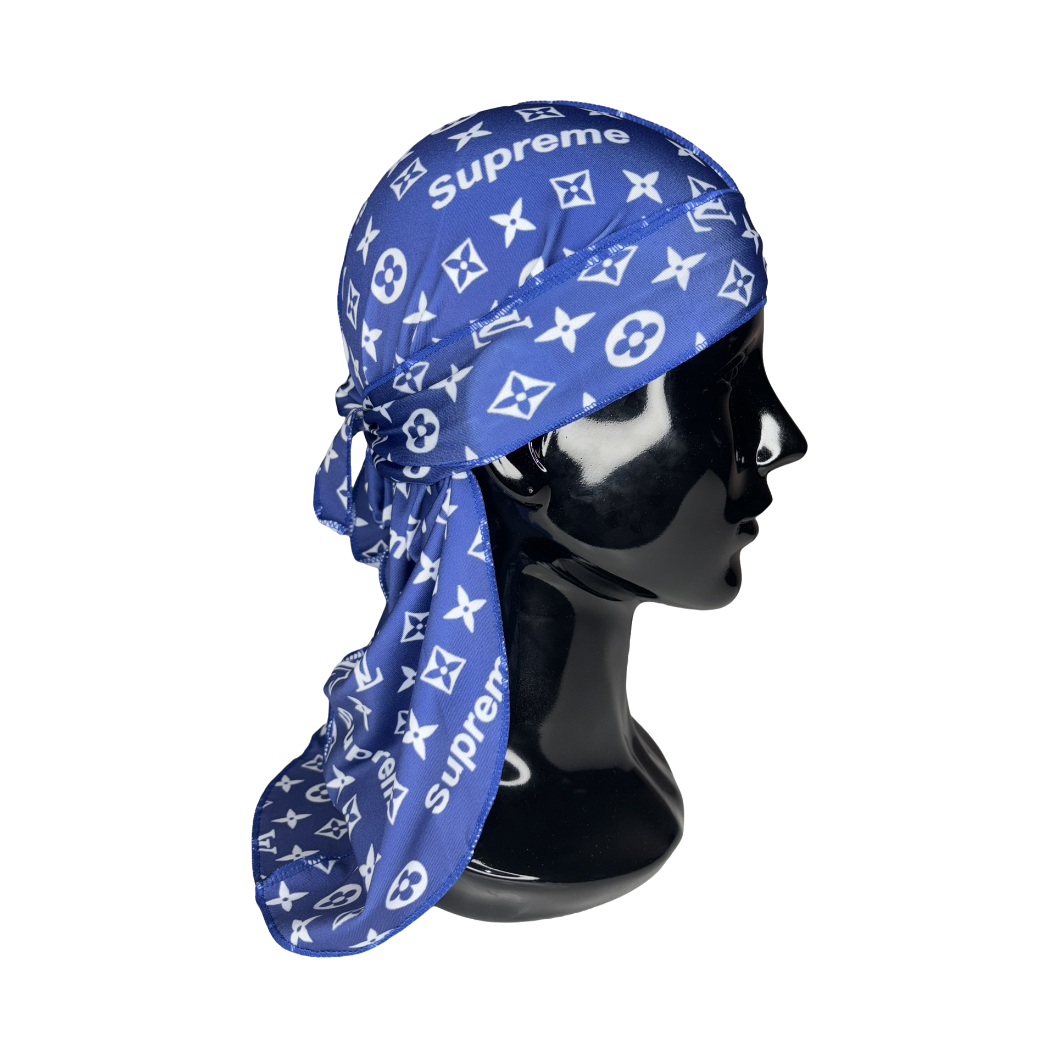 Blue Supreme x LV Durag
