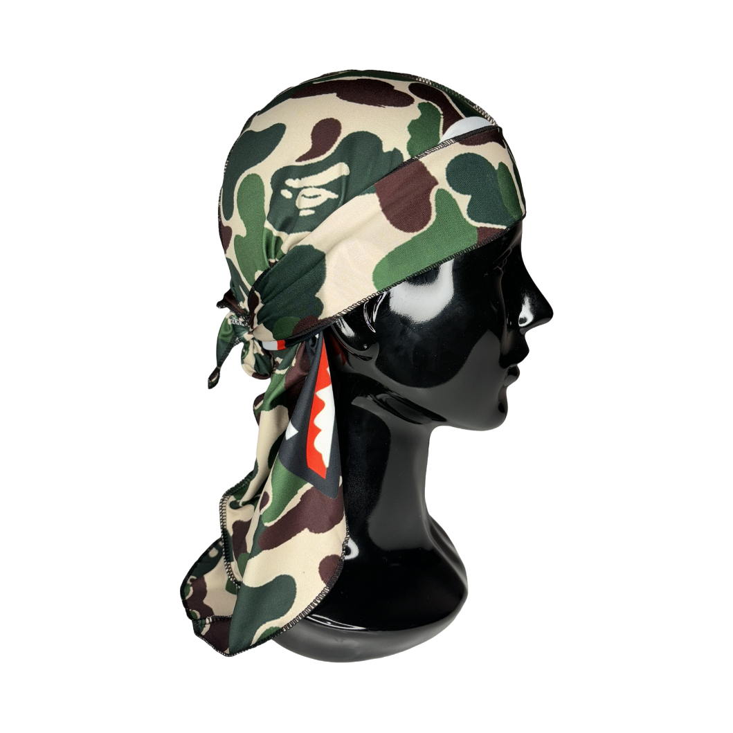 Camo Bape Durag