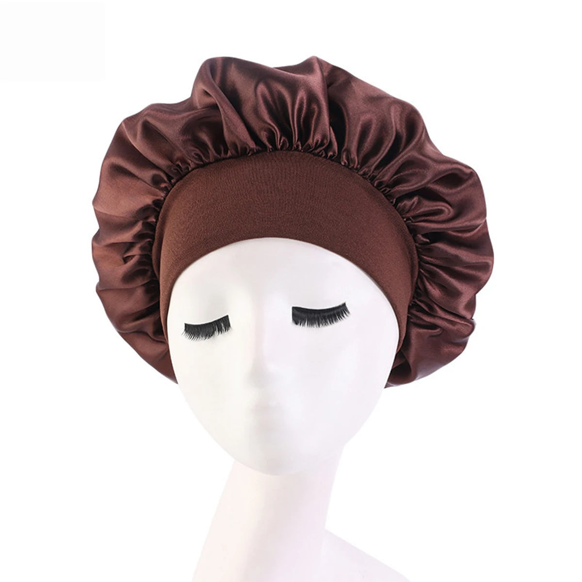 Chocolate Silk Bonnet