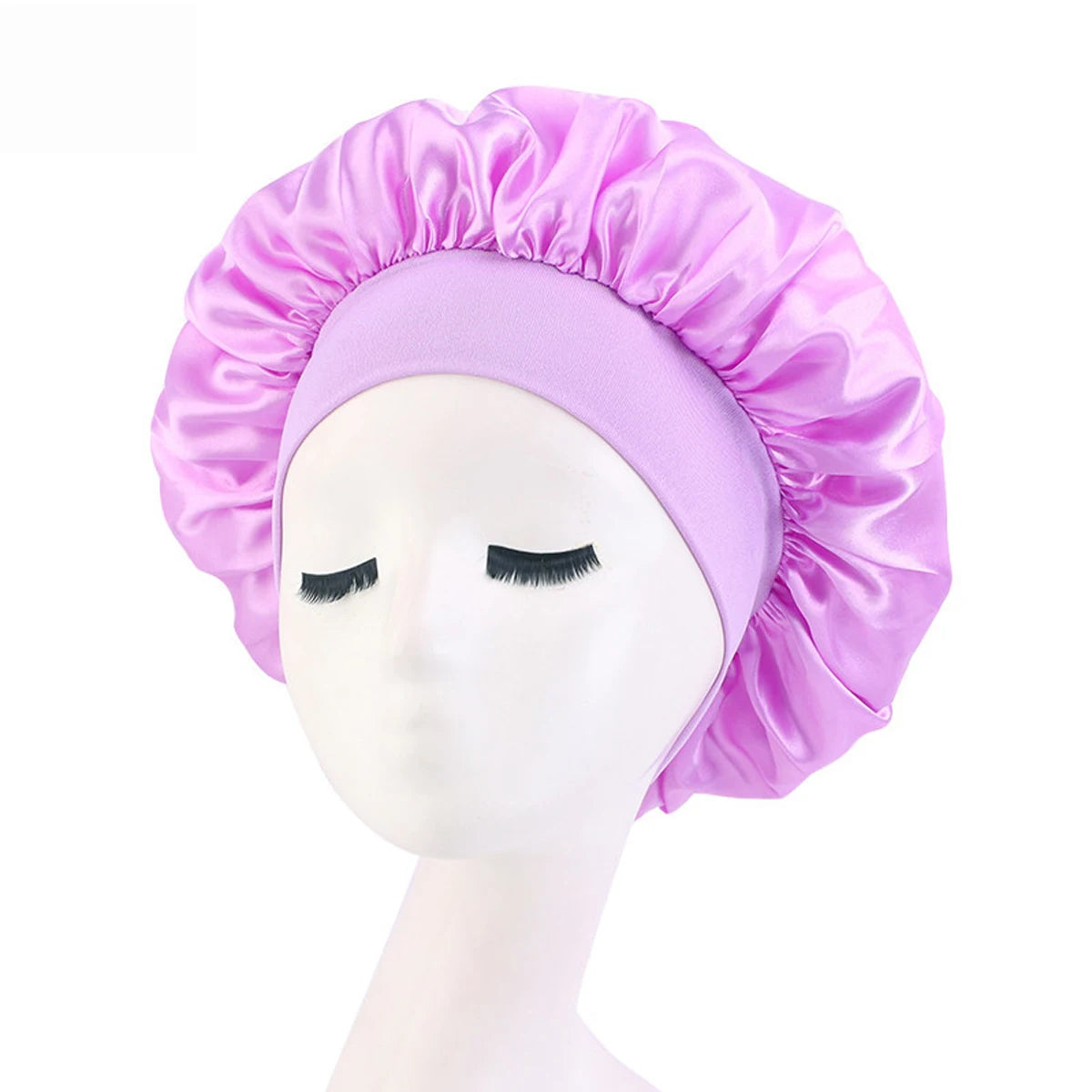 Lilac Silk Bonnet