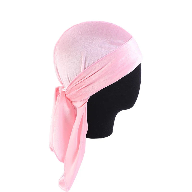 Baby Pink Velvet Durag