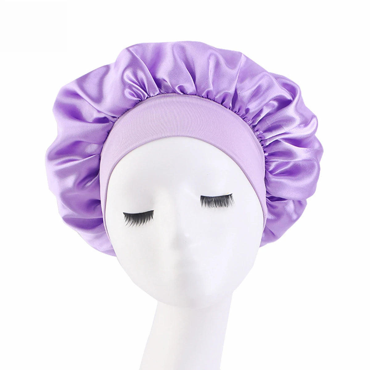 Violet Silk Bonnet