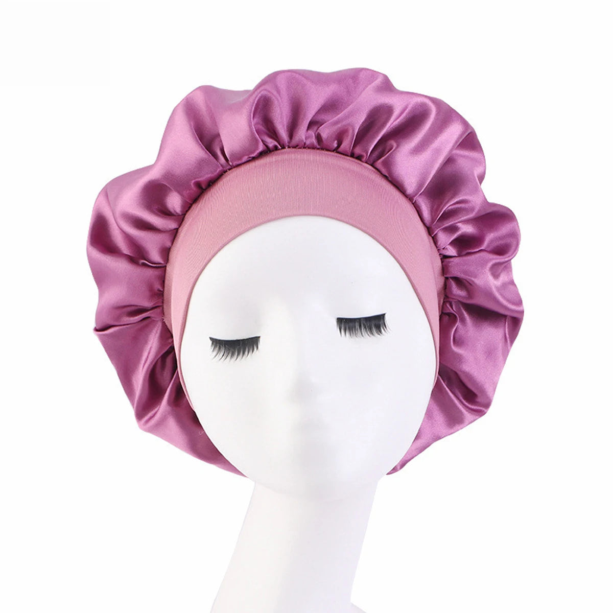 Plum Silk Bonnet