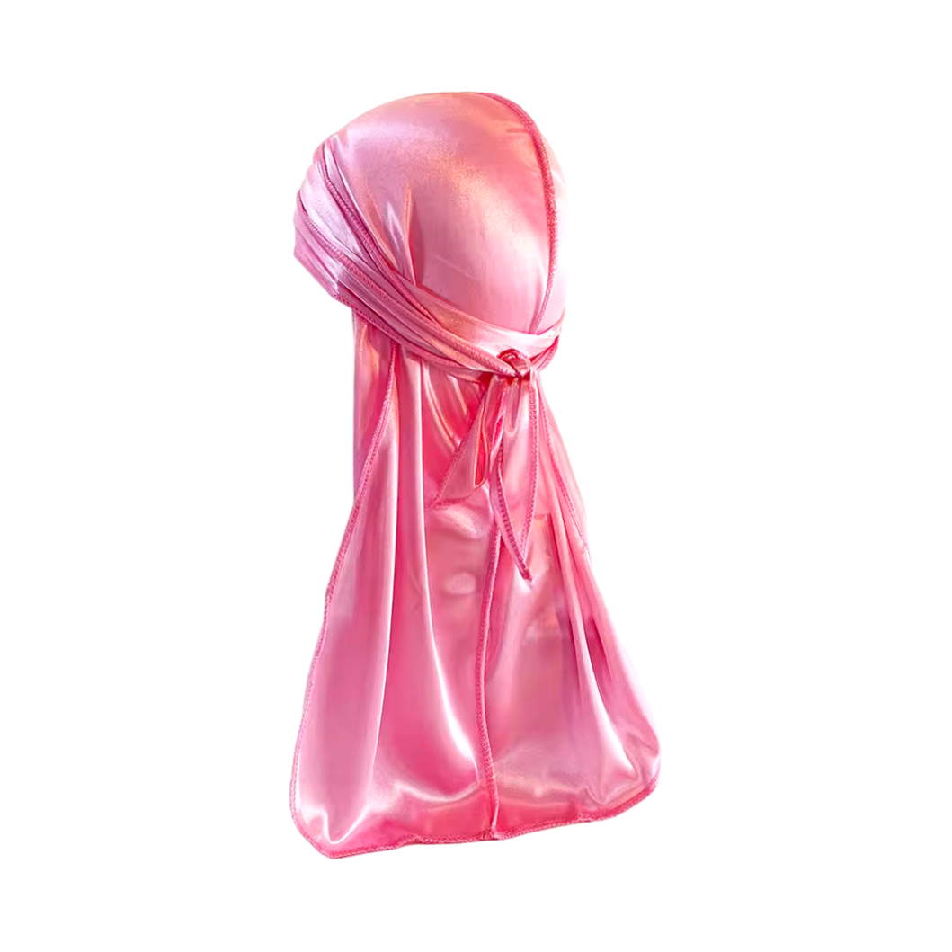 Kids Baby Pink Silk Durag