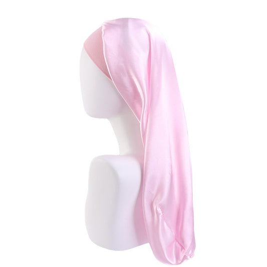 Baby Pink Silk Bonnet XL