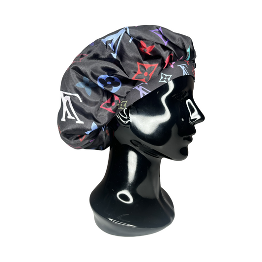 Black/Multi-Coloured BIG LV Bonnet