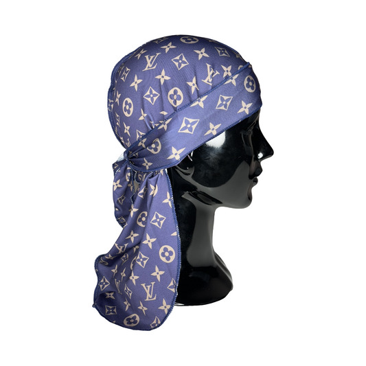 Navy/Gold LV Durag
