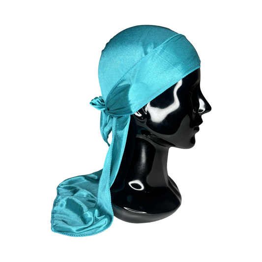Aquamarine Silk Durag