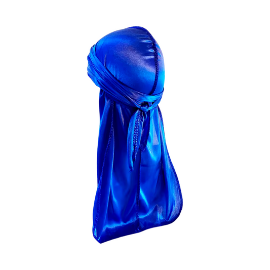 Kids Blue Silk Durag