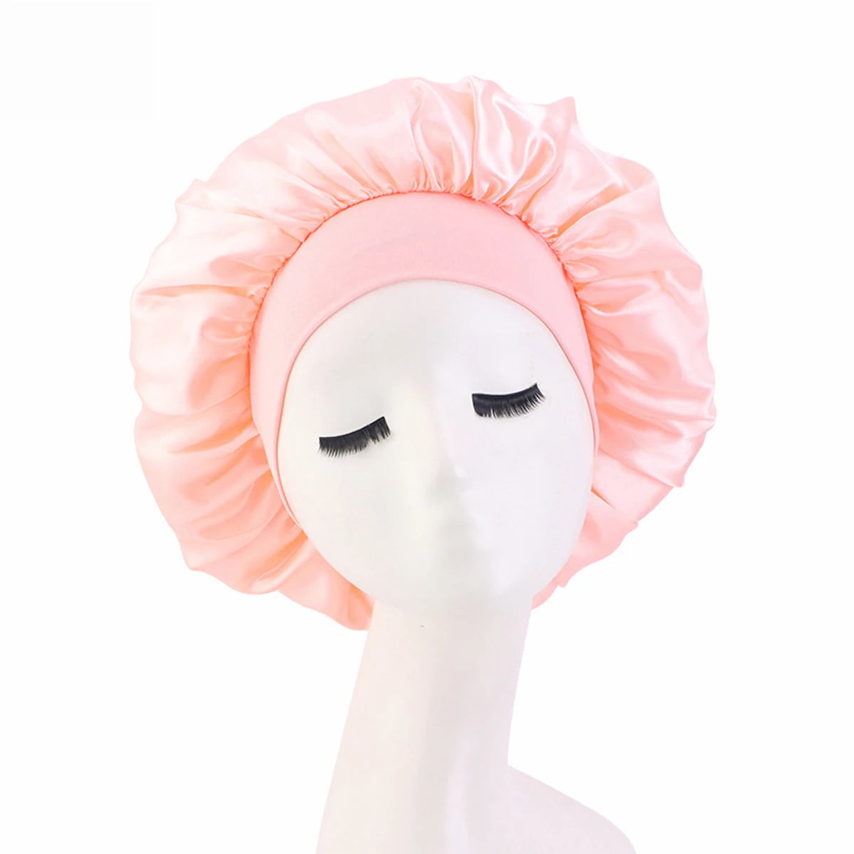 Light Coral Silk Bonnet