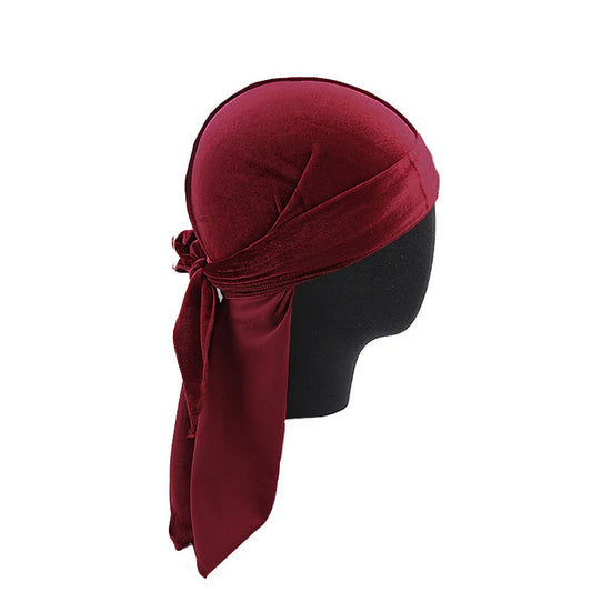 Maroon Velvet Durag