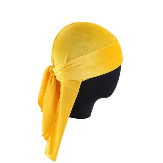 Yellow Velvet Durag