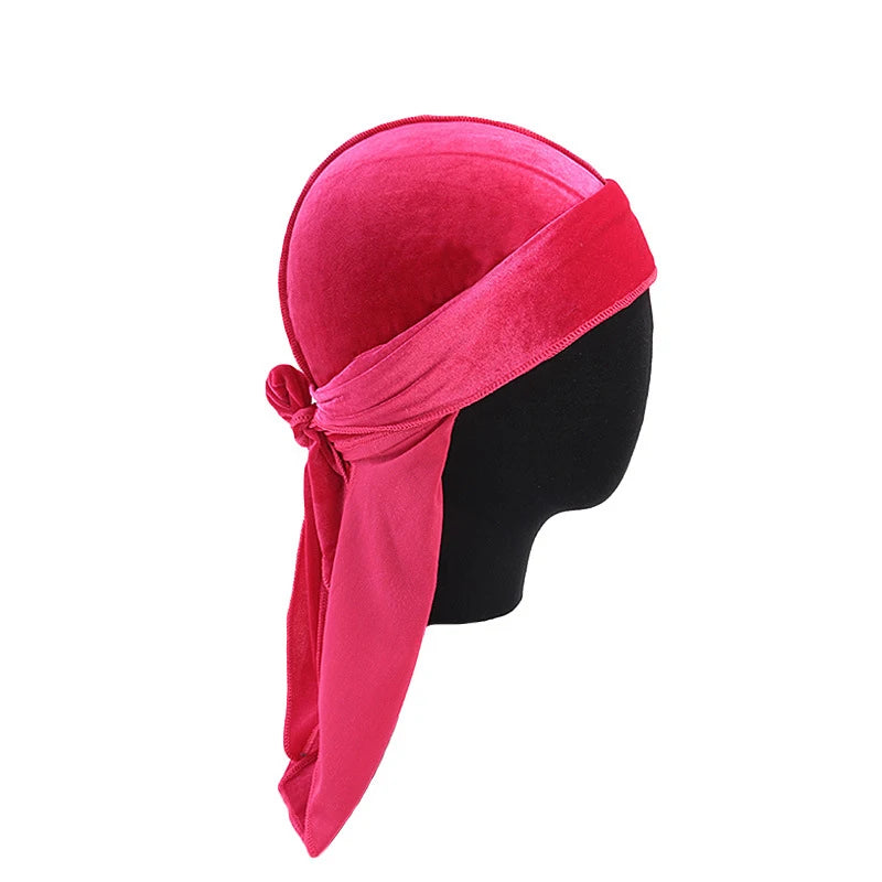 Hot Pink Velvet Durag
