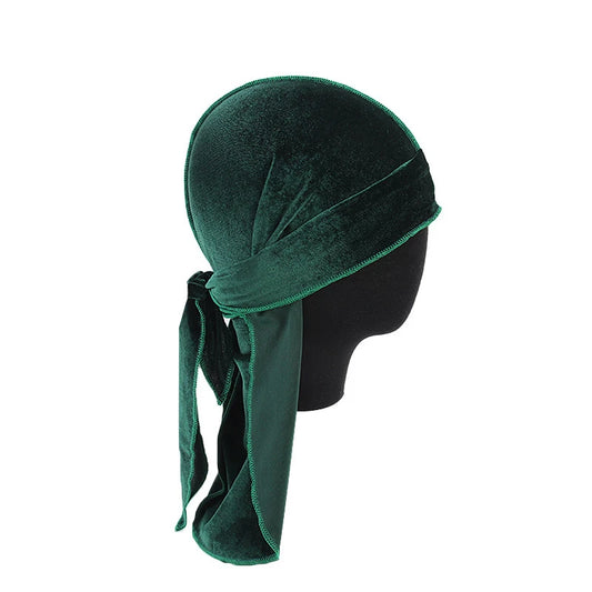 Emerald Velvet Durag