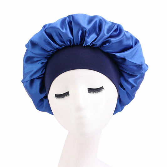 Blue Silk Bonnet